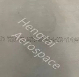 2500mm-3500mm 7075 tấm nhôm máy bay với xử lý nhiệt T7351